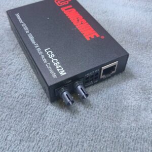Longshine LCS-C842 – Kompakter Medienkonverter für Kupfer- und LWL-Netzwerke (gebraucht)